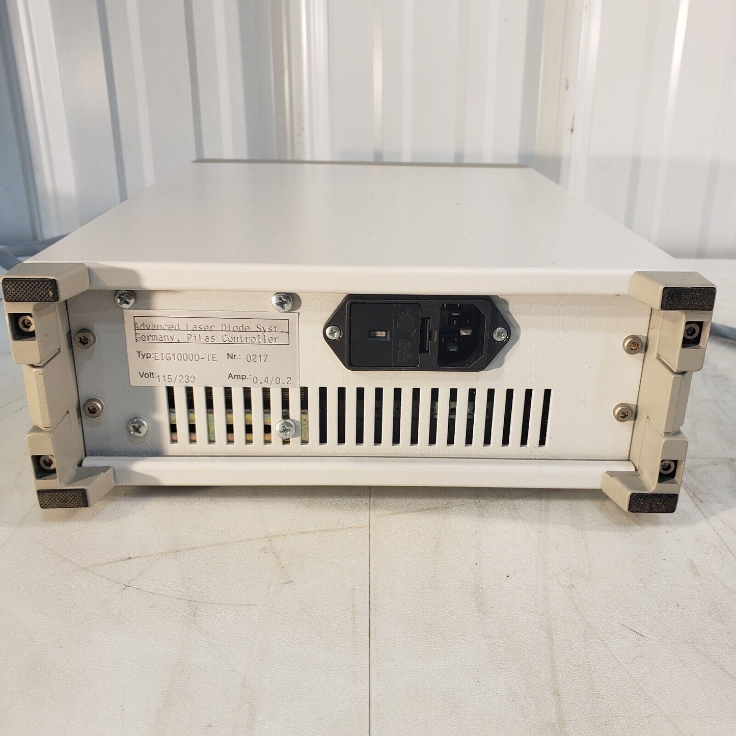 Advanced Photonic Systems EIG1000D-TE PiLas Controller Probe 823nm No Key