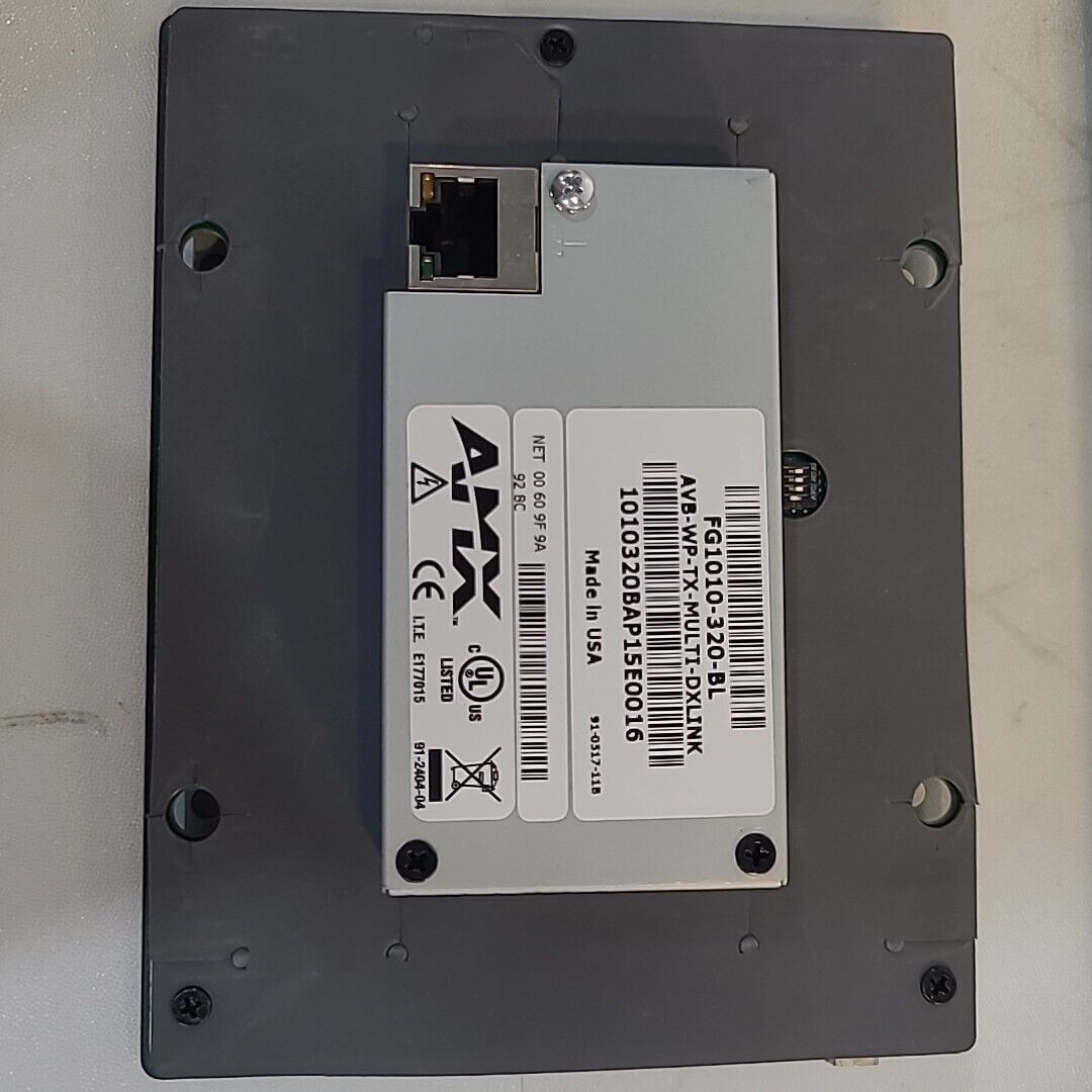 AMX AVB-WP-TX-MULTI-DXLINK-BL Multi-Format White Wallplate Transmitter