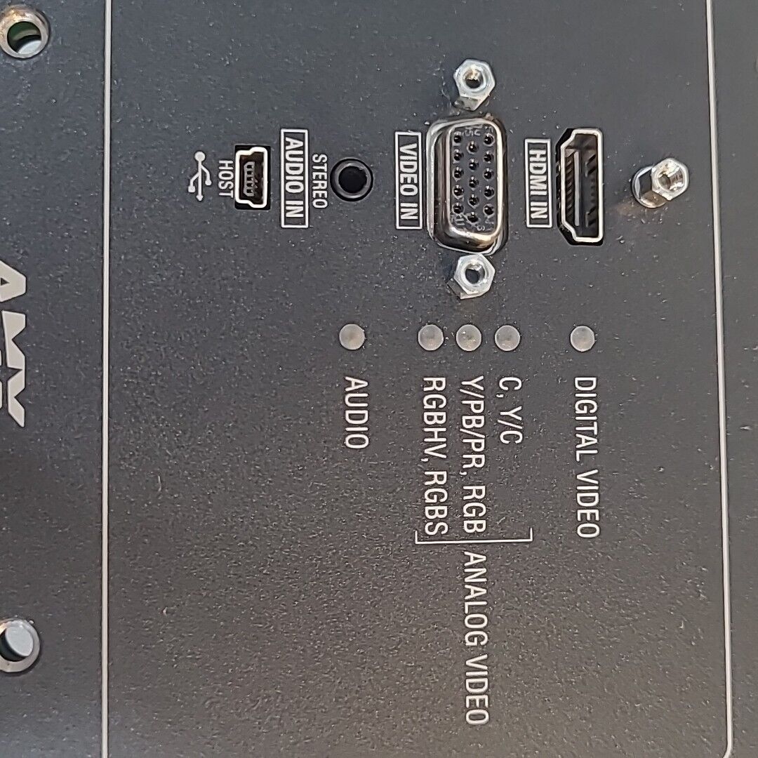 AMX AVB-WP-TX-MULTI-DXLINK-BL Multi-Format White Wallplate Transmitter