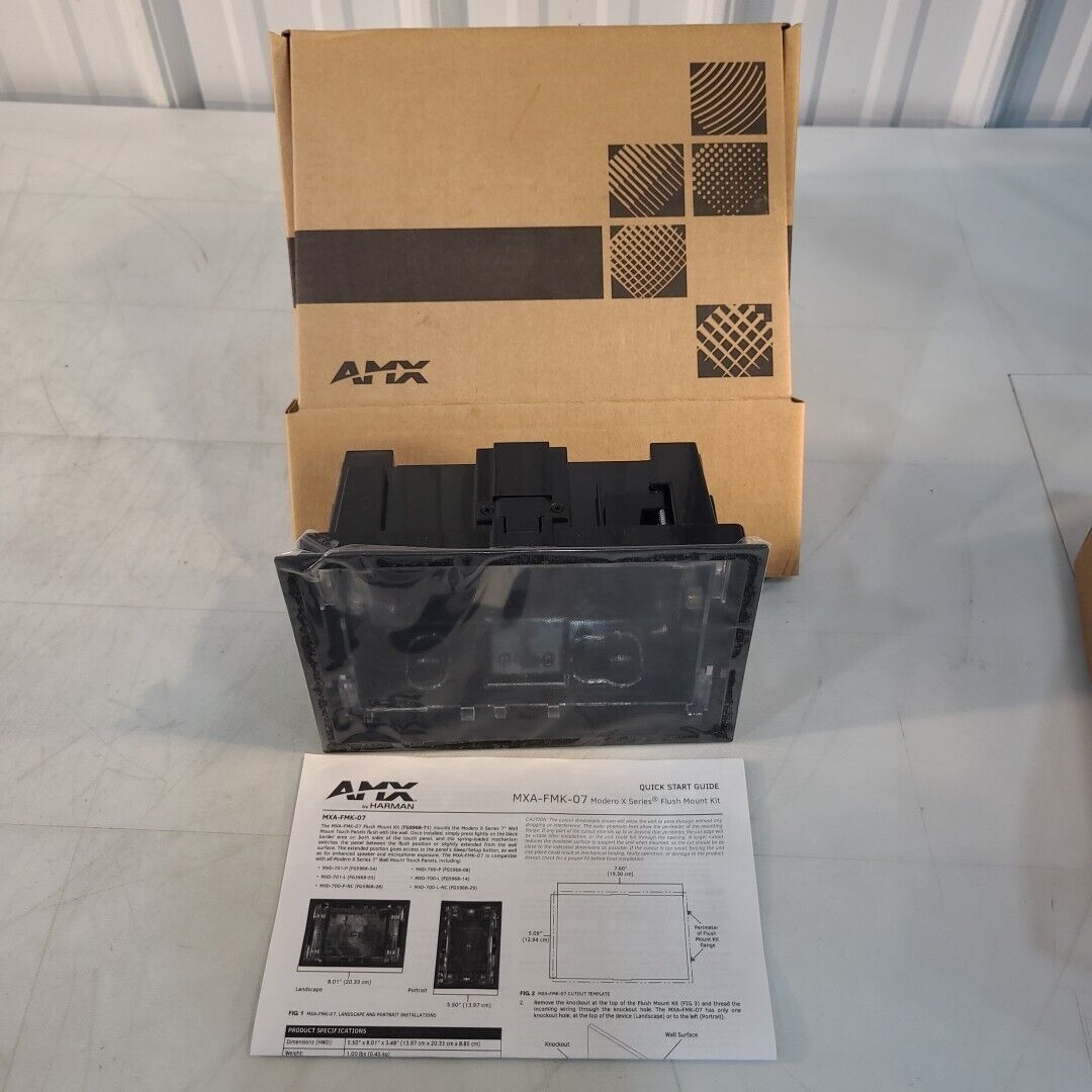 AMX FMK-07 Flush Mount Kit Modero X Series For 7" X Series Wall Mount Touch