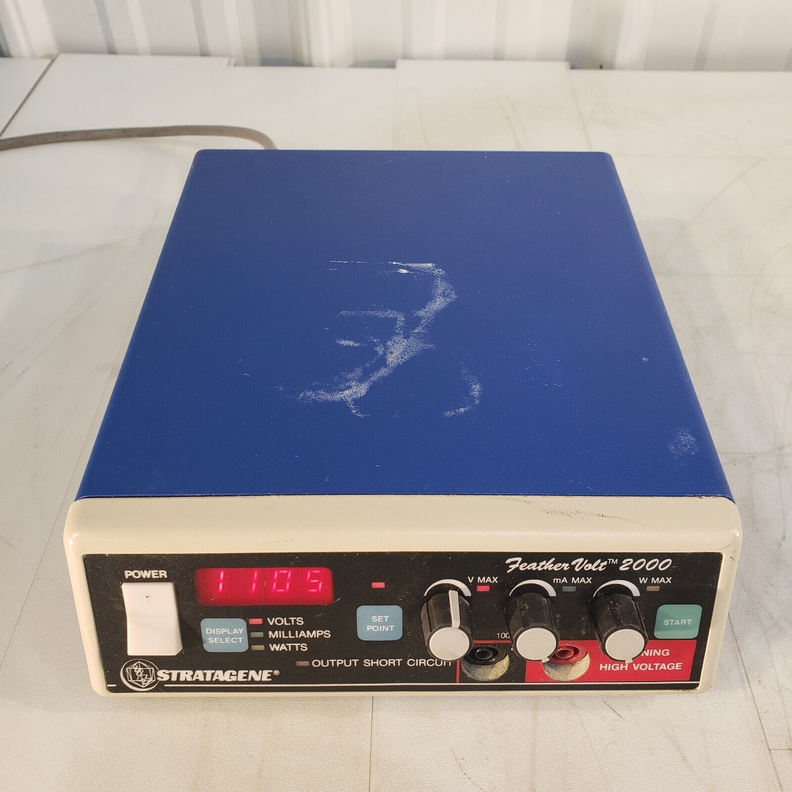 Stratagene Feather Volt 2000 Power Supply HAS GLITCH Lab Liquidators
