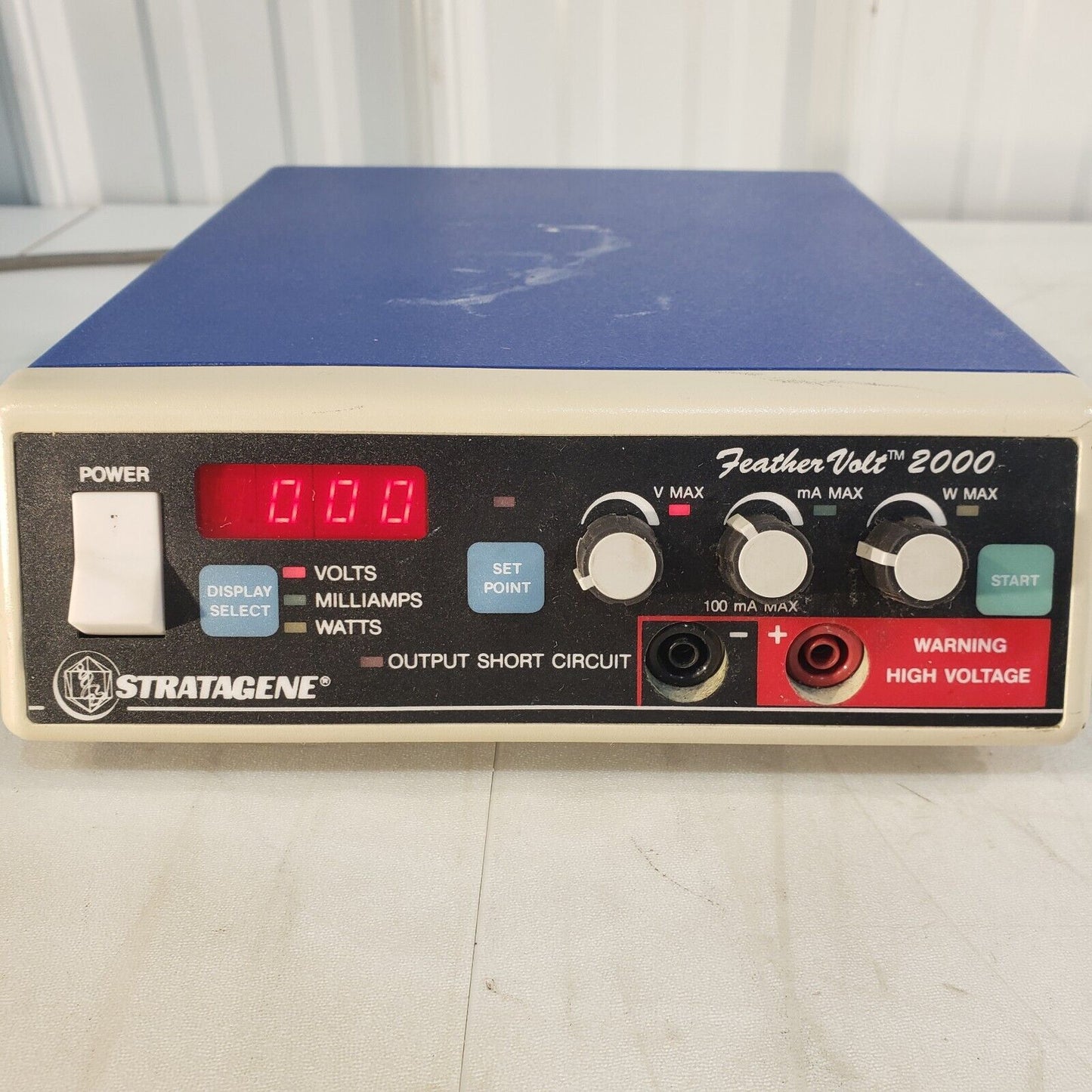 Stratagene Feather Volt 2000 Power Supply HAS GLITCH