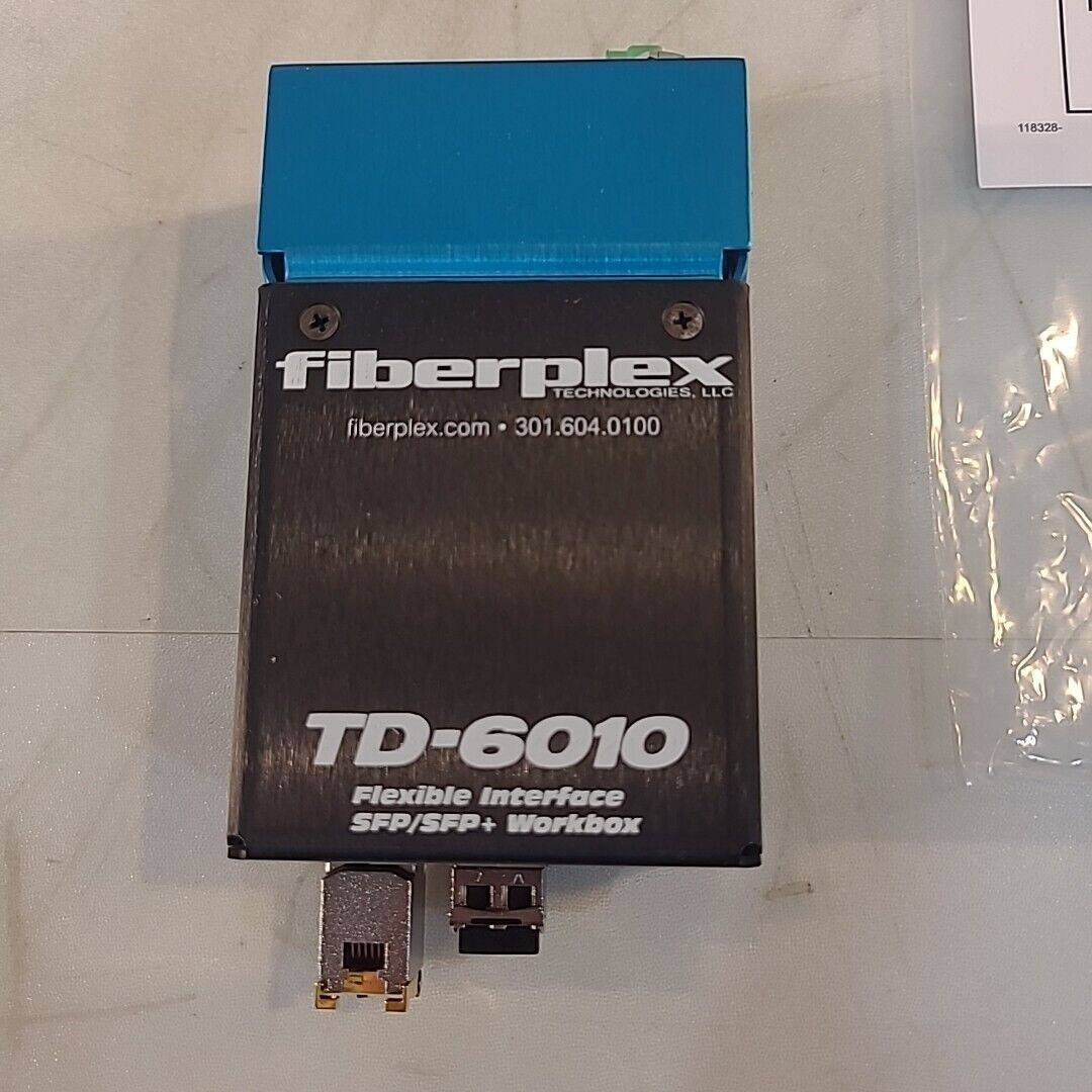 Patton Fiberplex Technigies TD-6010 Flexible Interface Dual SFP/SPF+ Workbox