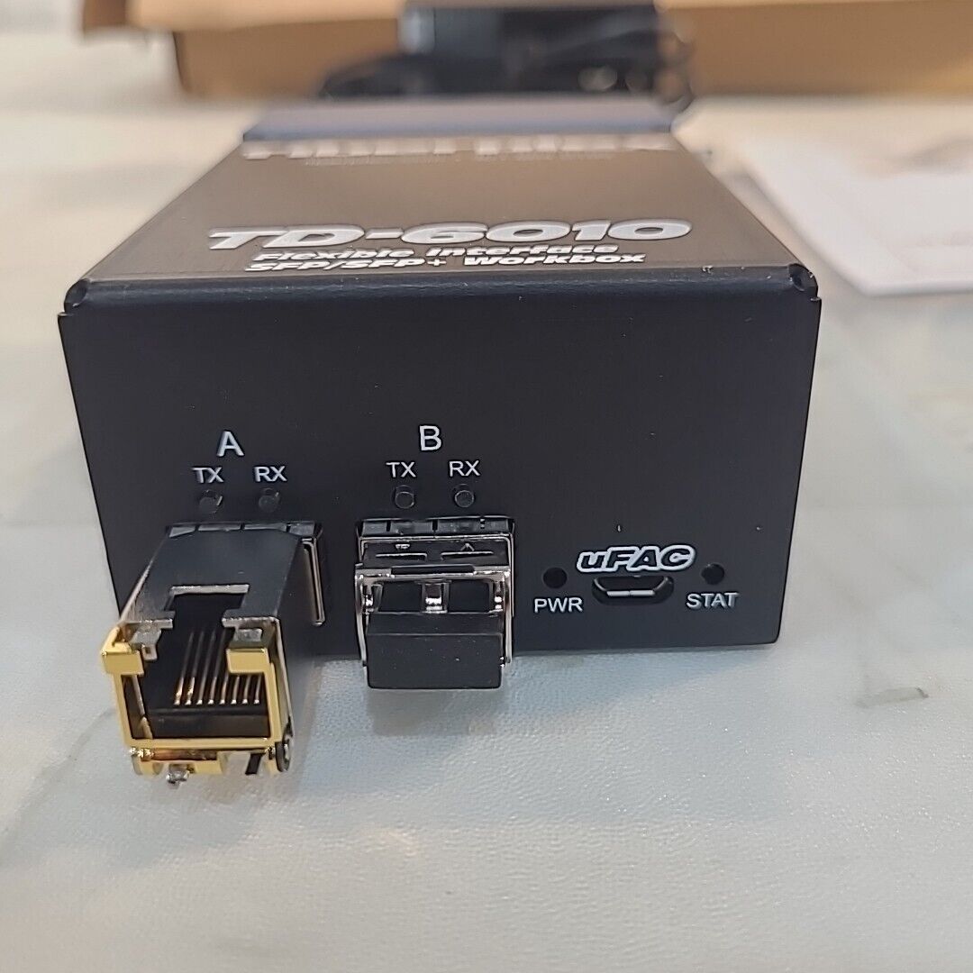 Patton Fiberplex Technigies TD-6010 Flexible Interface Dual SFP/SPF+ Workbox