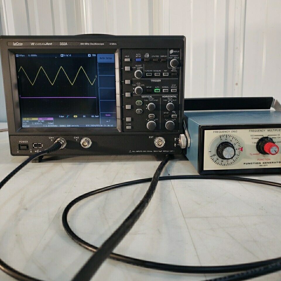 Heath Zenith SG-1271 Function Generator 120/240 VAC 50/60 HZ 15 W Tested Works