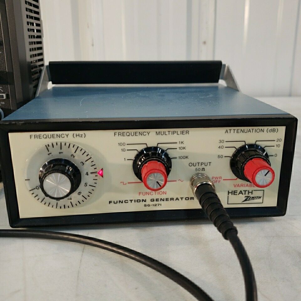 Heath Zenith SG-1271 Function Generator 120/240 VAC 50/60 HZ 15 W Tested Works