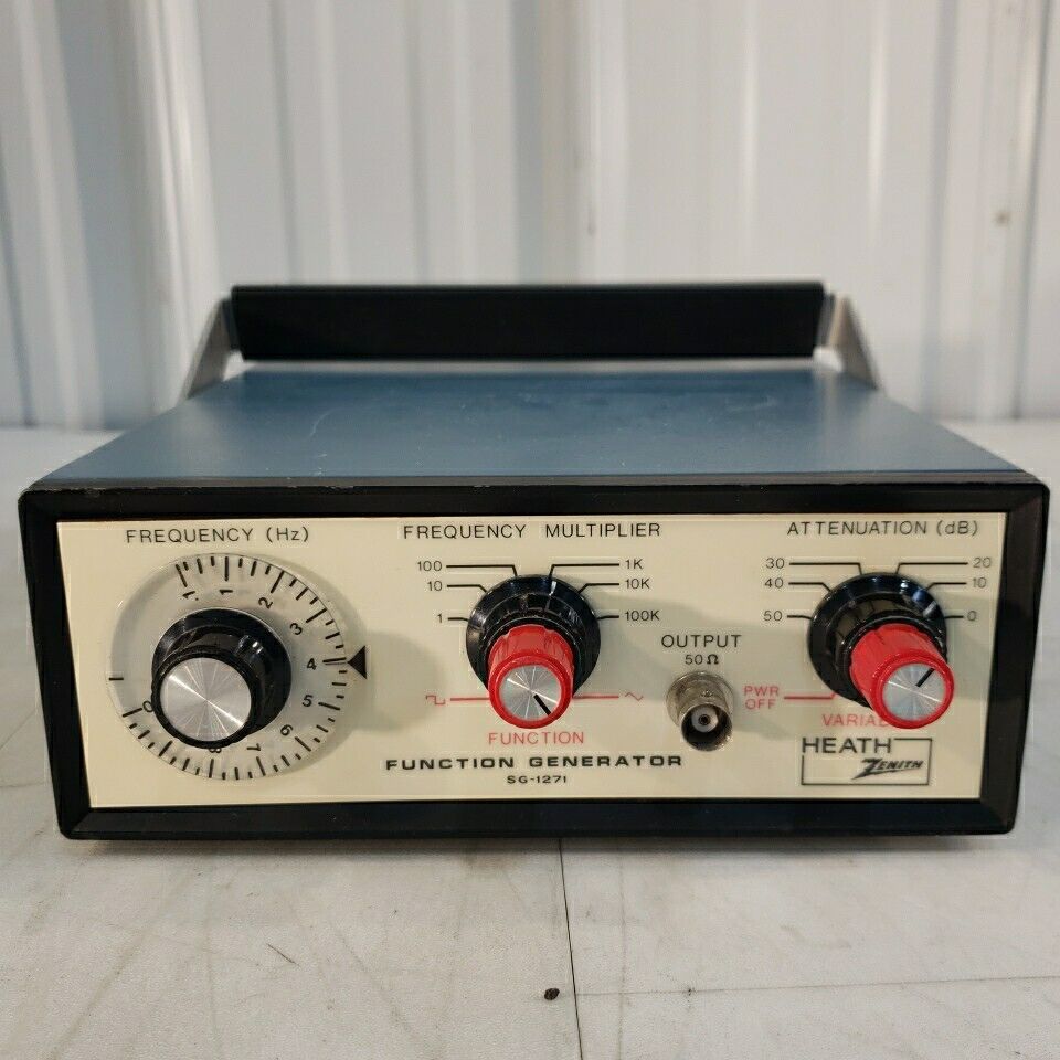 Heath Zenith SG-1271 Function Generator 120/240 VAC 50/60 HZ 15 W Tested Works