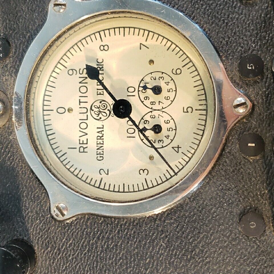 1929 Vintage General Electric Co. IB-7 Portable Induction Test Meter