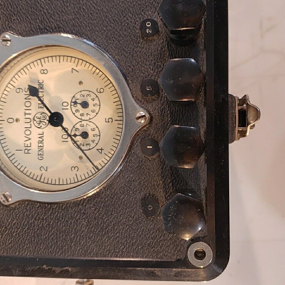 1929 Vintage General Electric Co. IB-7 Portable Induction Test Meter