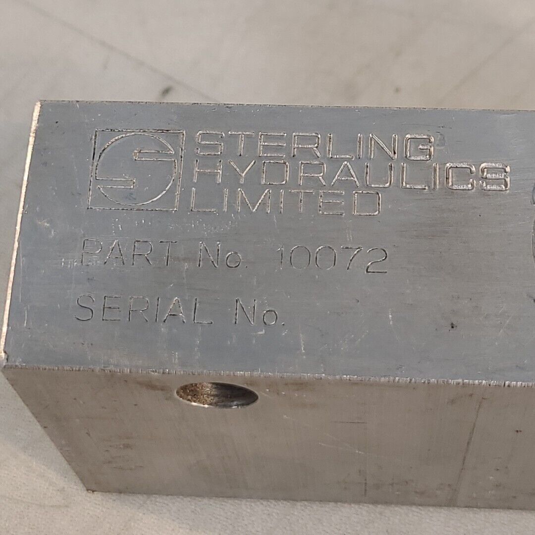 Sterling Hydraulics 10072 Aluminum Manifold 4-way Valve Body W/C3A 25 Z N 3E
