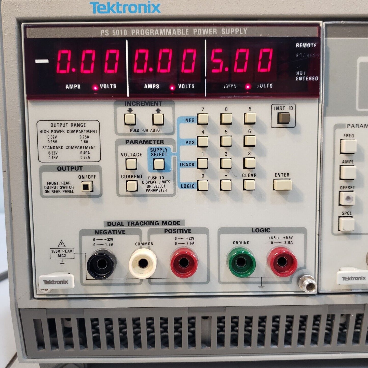 Tektronix TM5006 w/ PS5010 Power Supply PFG5105 Pulse Function Generator DM5110