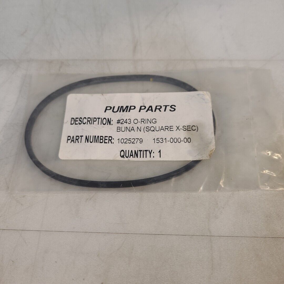 AMT 1531-000-00 243 O-Ring Buna N Square X-Sec 1025279