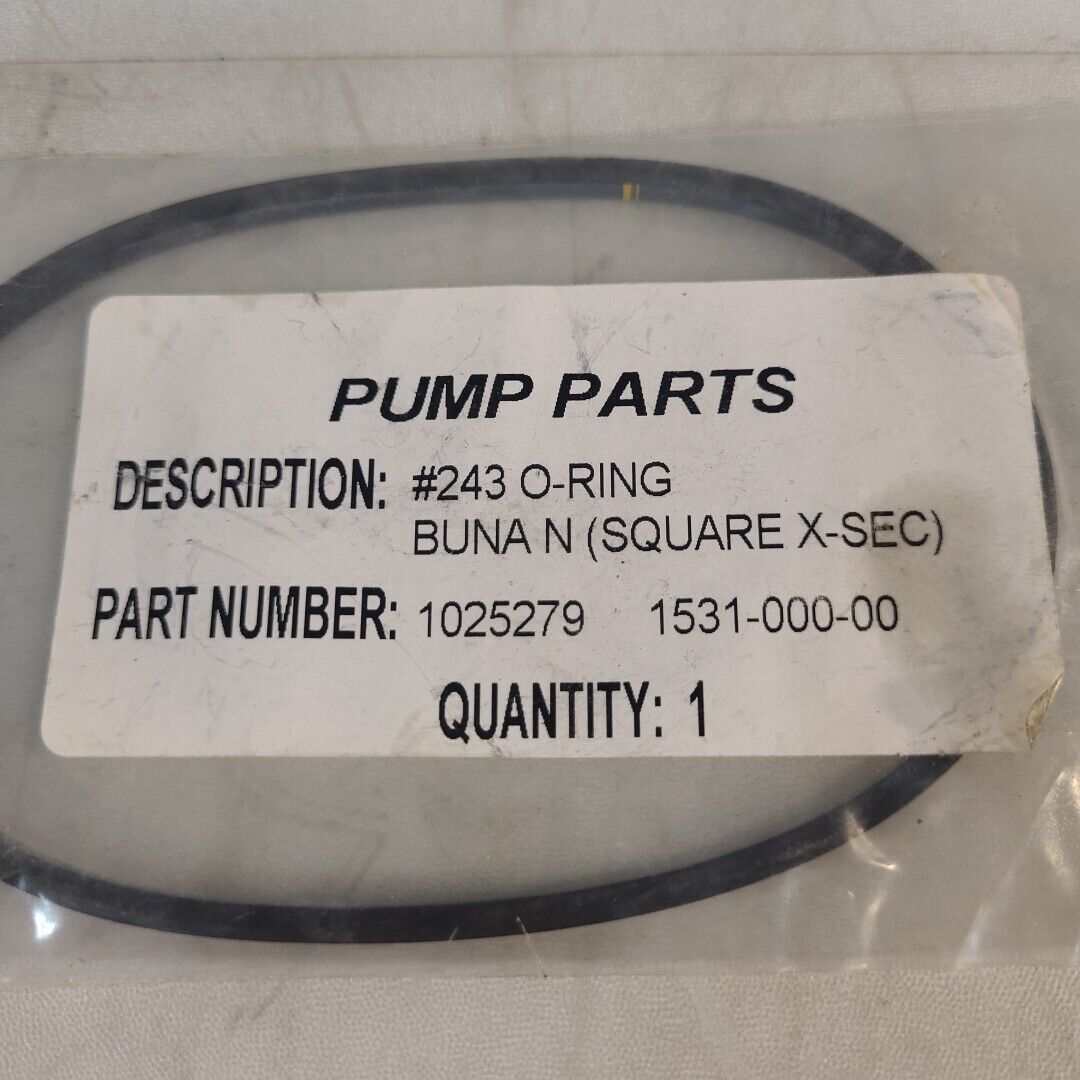 AMT 1531-000-00 243 O-Ring Buna N Square X-Sec 1025279