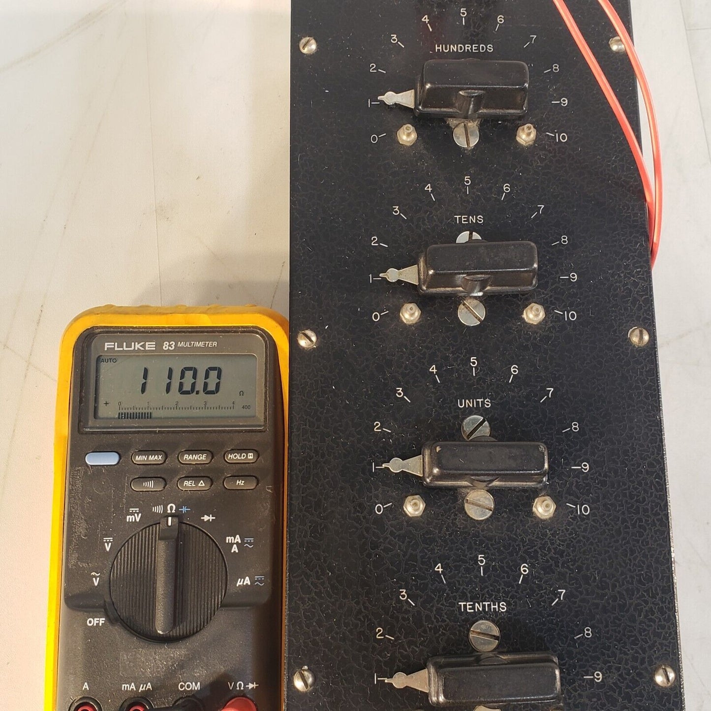 General Radio 602-K Decade Resistance Box Tested Works Co Vintage