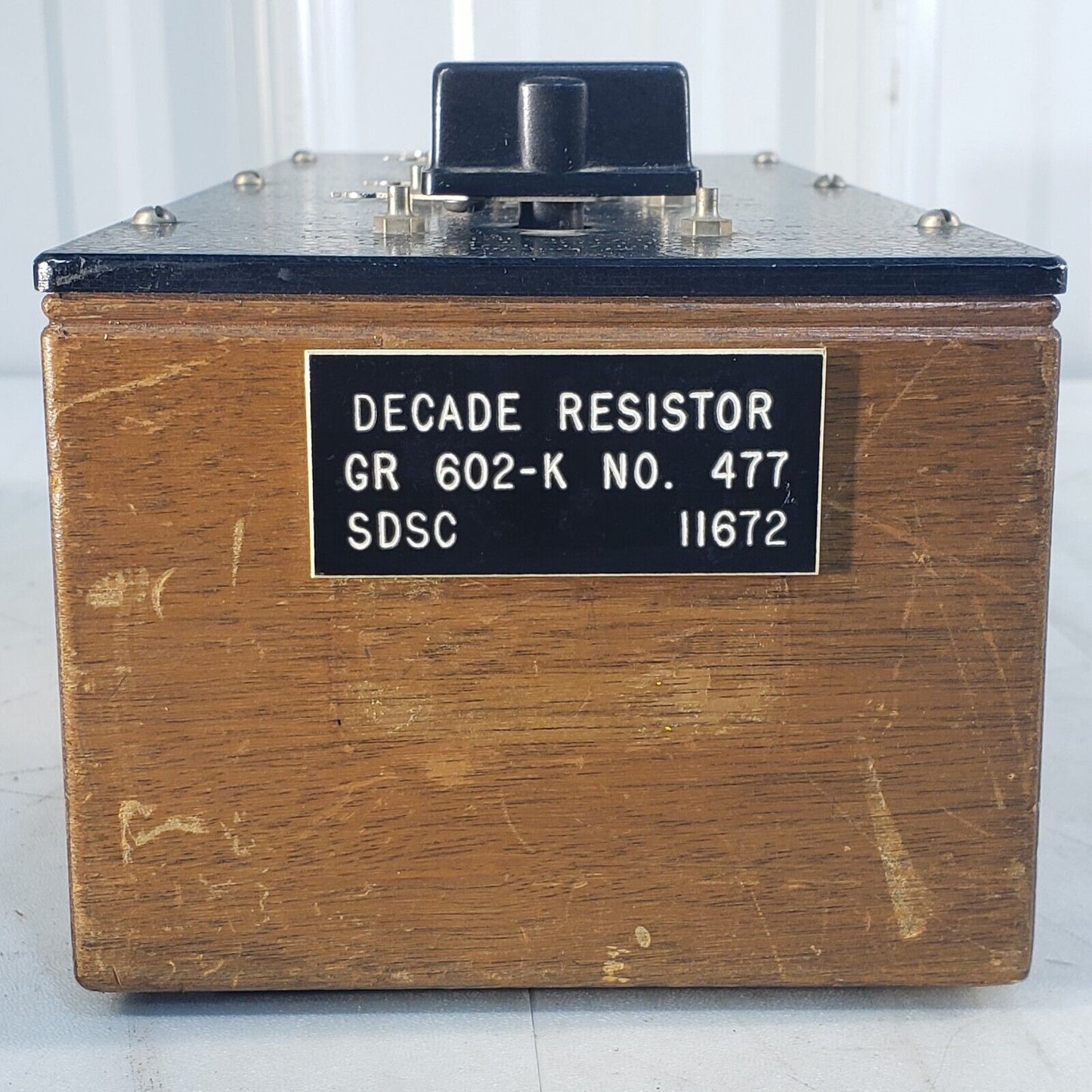 General Radio 602-K Decade Resistance Box Tested Works Co Vintage