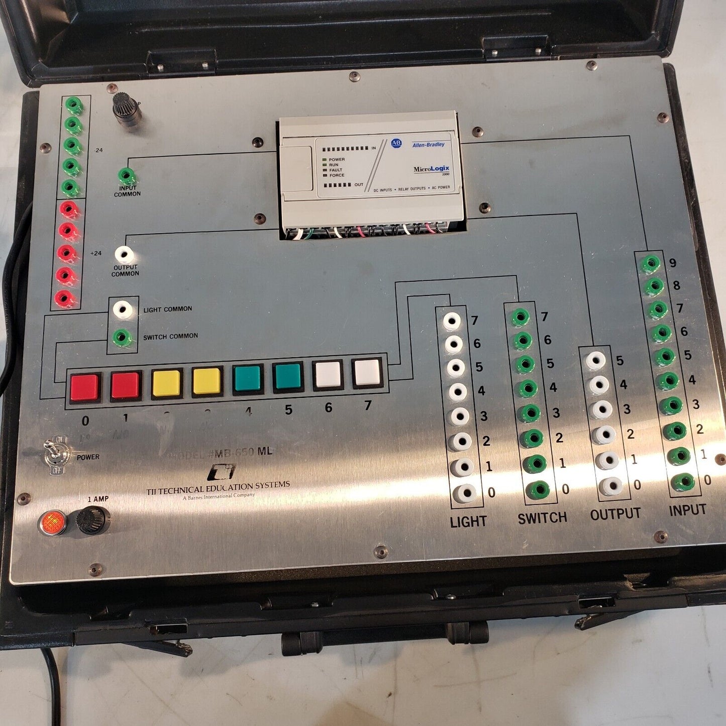 Barnes MB-650 ML TII MicroLogix PLC Technical Education Systems International Co