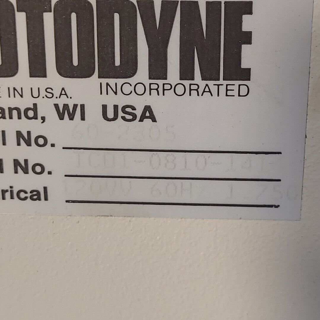 Fotodyne 60-2305 FOTO/Analyst Investigator Incorporated