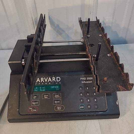 Harvard Apparatus PHD 2000 Infusion Syringe Pump 70-2000 Programmable Tested