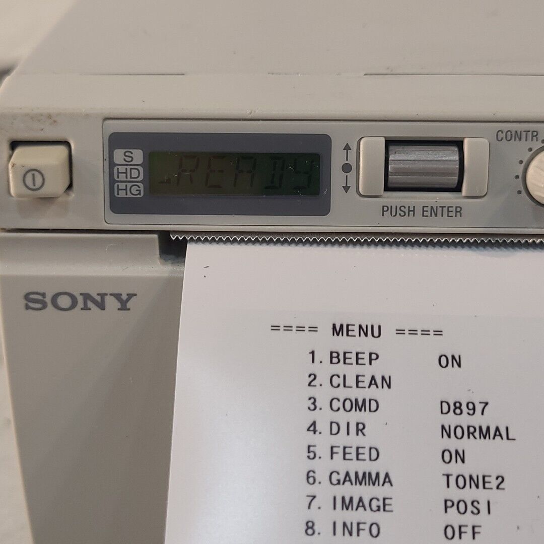 Sony UP-D897 Digital Graphic Printer W/Paper Tested Working