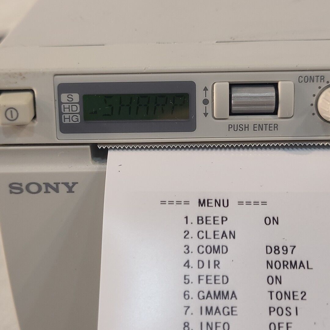 Sony UP-D897 Digital Graphic Printer W/Paper Tested Working