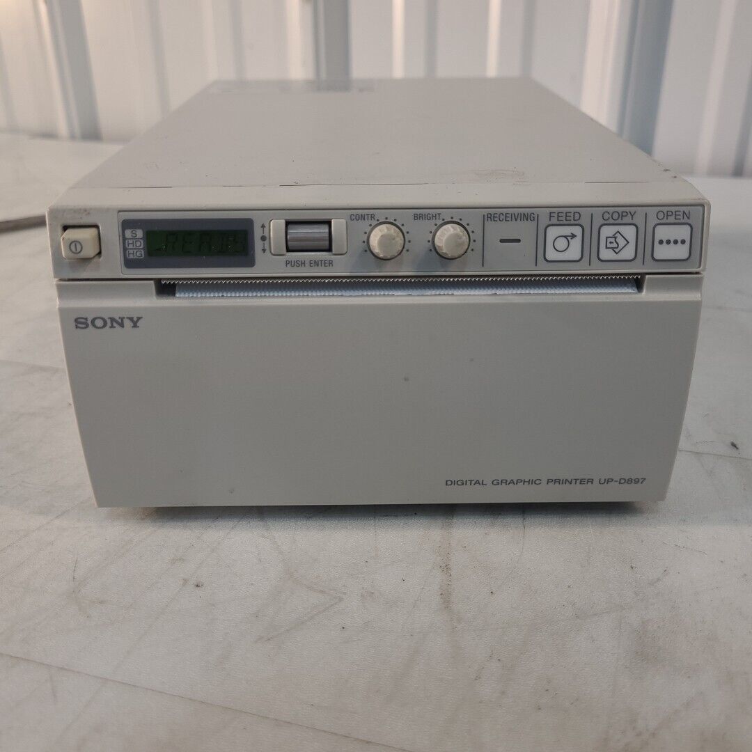 Sony UP-D897 Digital Graphic Printer W/Paper Tested Working