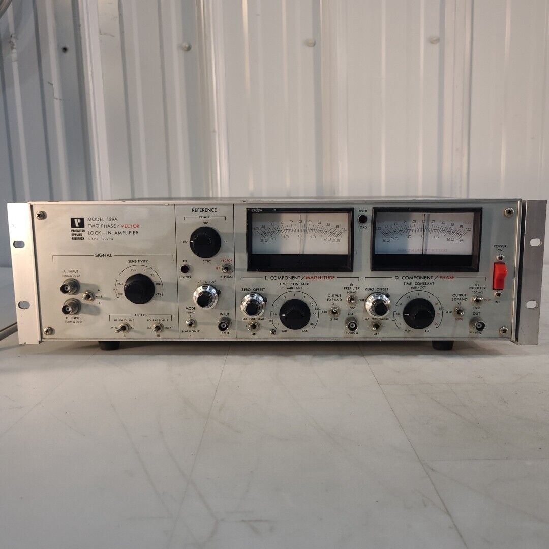 Princeton 129A 2 Phase/Vector Lock In Amplifier .5-100kHz Applied Research PAR