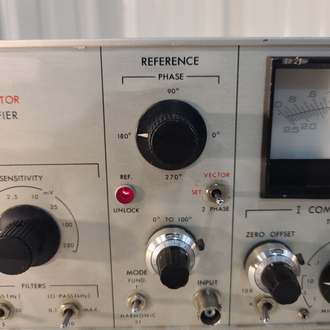 Princeton 129A 2 Phase/Vector Lock In Amplifier .5-100kHz Applied Research PAR