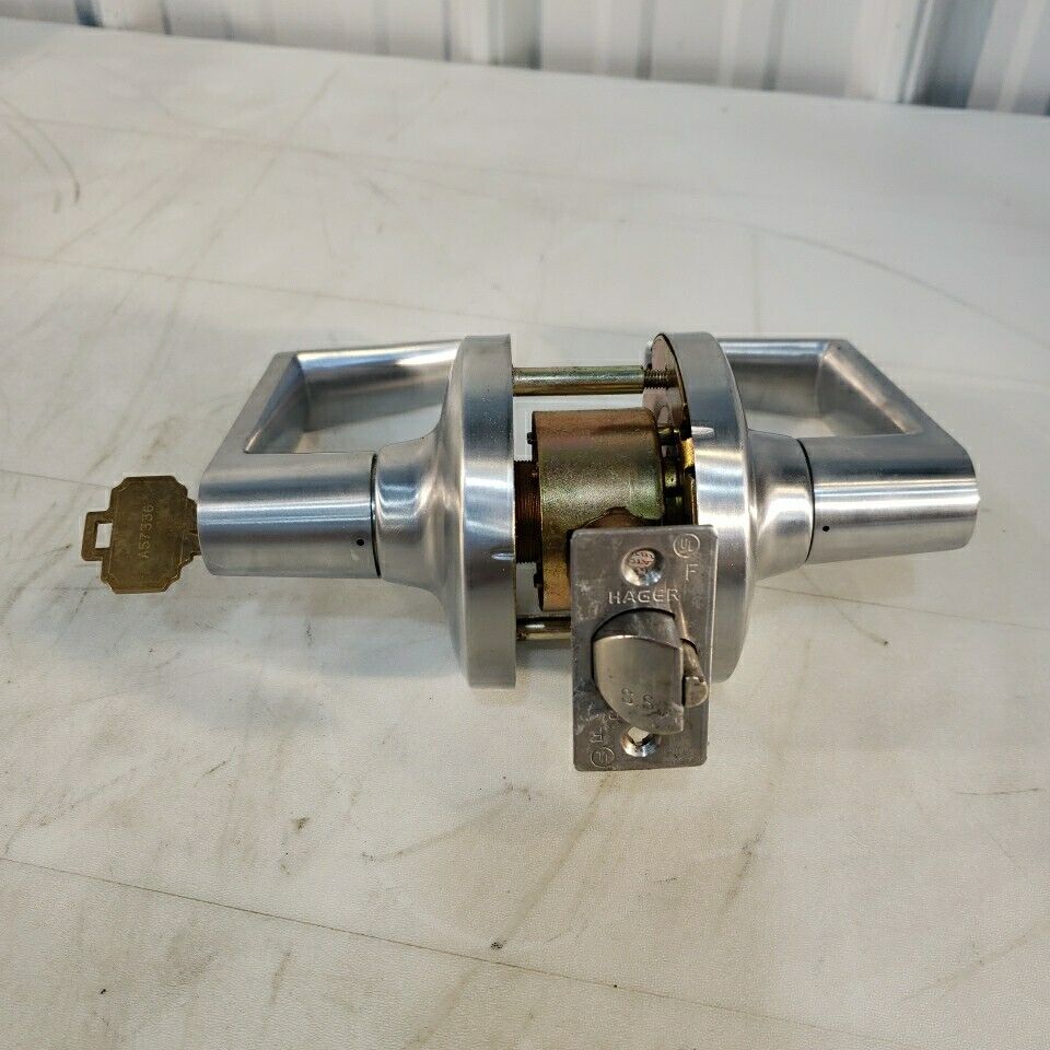 Hager 3450 NC WTN Entry Commercial Office Lever Door Handle Lock with Key 5BZ1