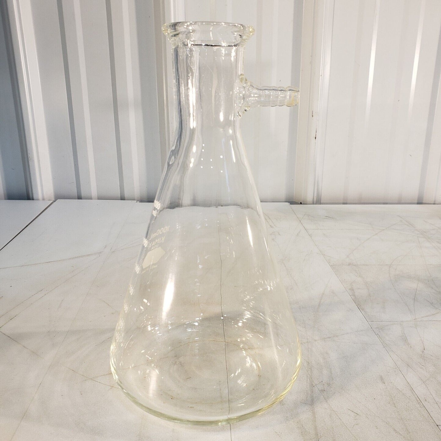 Kimax 27060 1000mL Single Spout Erlenmeyer Filter Filtration Vacuum Flask