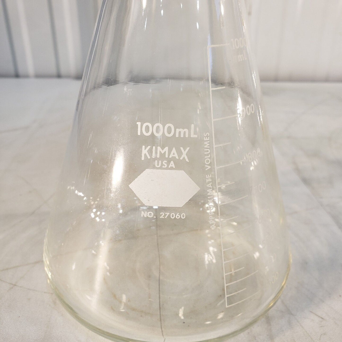 Kimax 27060 1000mL Single Spout Erlenmeyer Filter Filtration Vacuum Flask