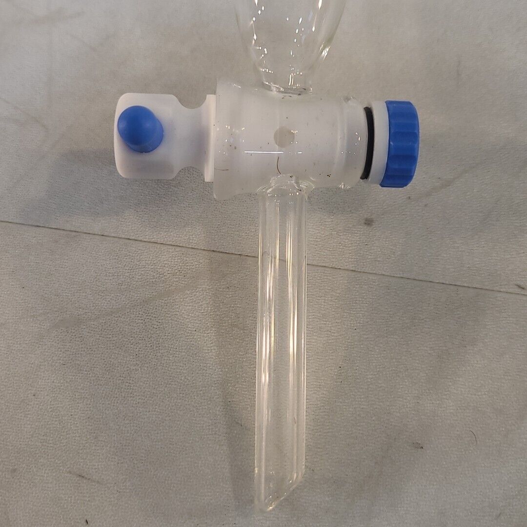 Pyrex 6402 1000mL Squibb Separatory Funnel Pear-shaped W/ Stopcock & Valve