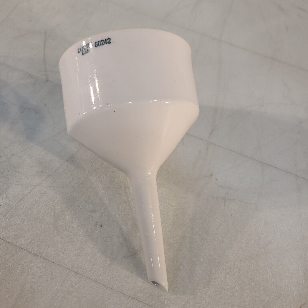 Vintage Coors 60242 Buchner Porcelain Funnel Lab Equipment For Flask Or Beaker