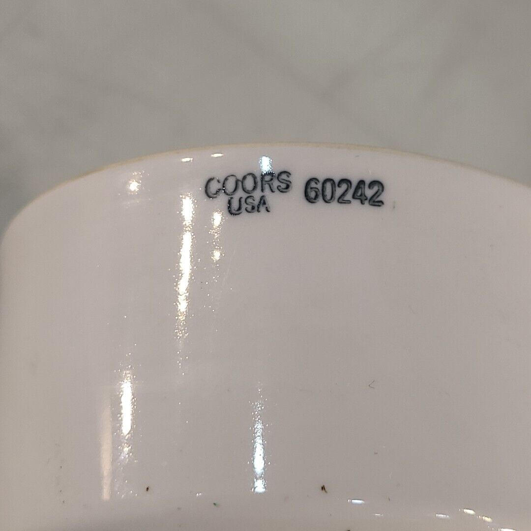 Vintage Coors 60242 Buchner Porcelain Funnel Lab Equipment For Flask Or Beaker