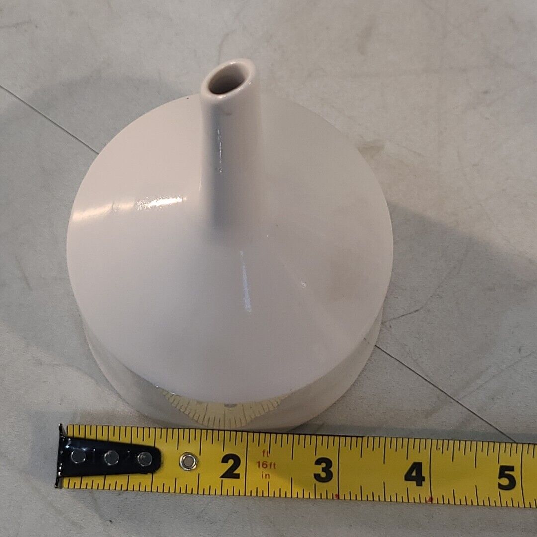 Vintage Coors 60242 Buchner Porcelain Funnel Lab Equipment For Flask Or Beaker