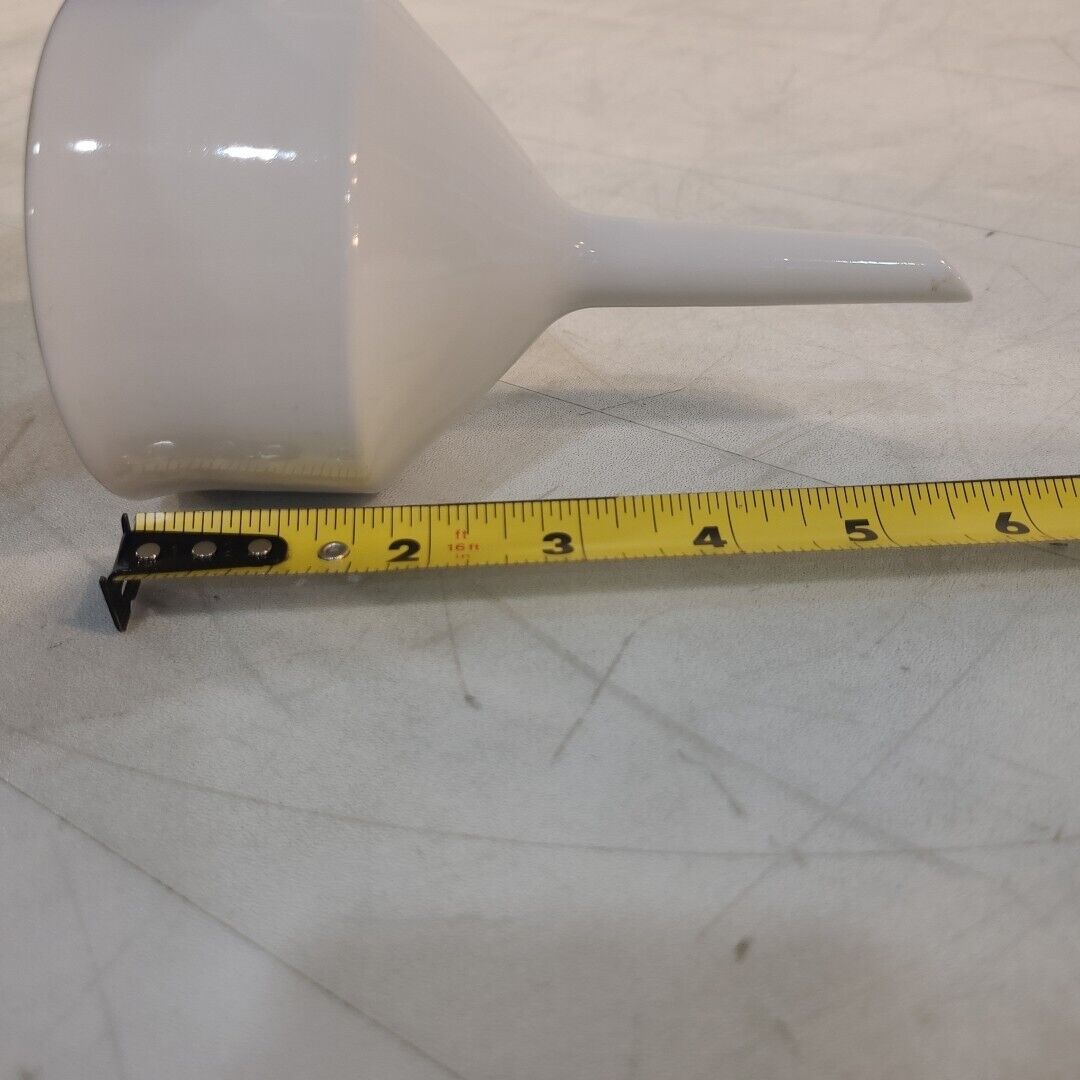 Vintage Coors 60242 Buchner Porcelain Funnel Lab Equipment For Flask Or Beaker