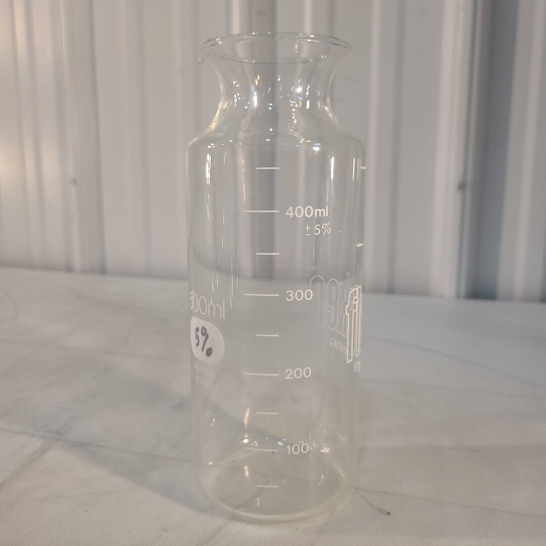 Pyrex Corning 5900 Fleaker 500mL Glassware Labratory Glass Pour Spout Lab Used