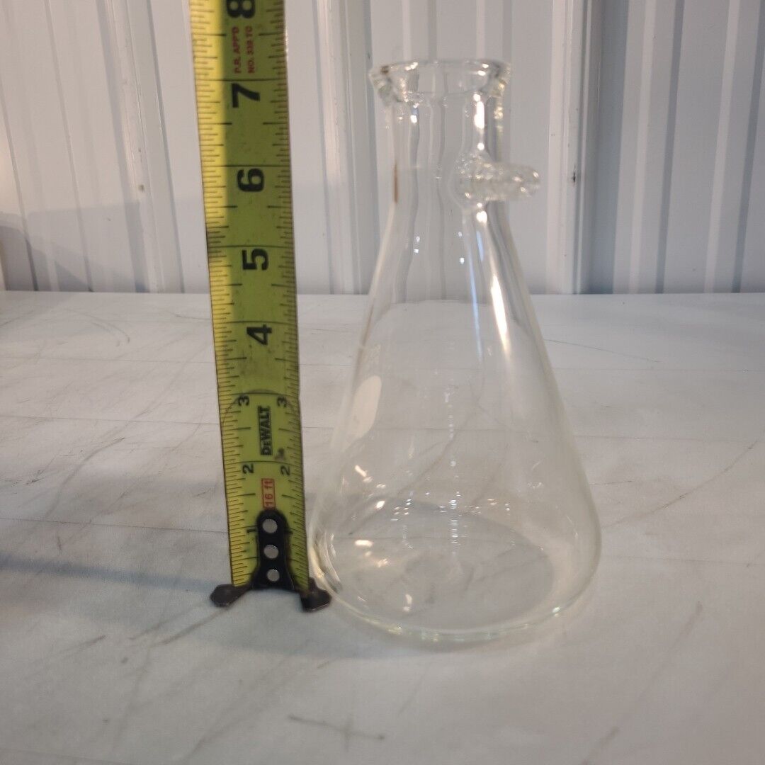 Pyrex 5340 500mL Erlenmeyer Flask Conical W/ Sidearm Filtering Labratory Glass