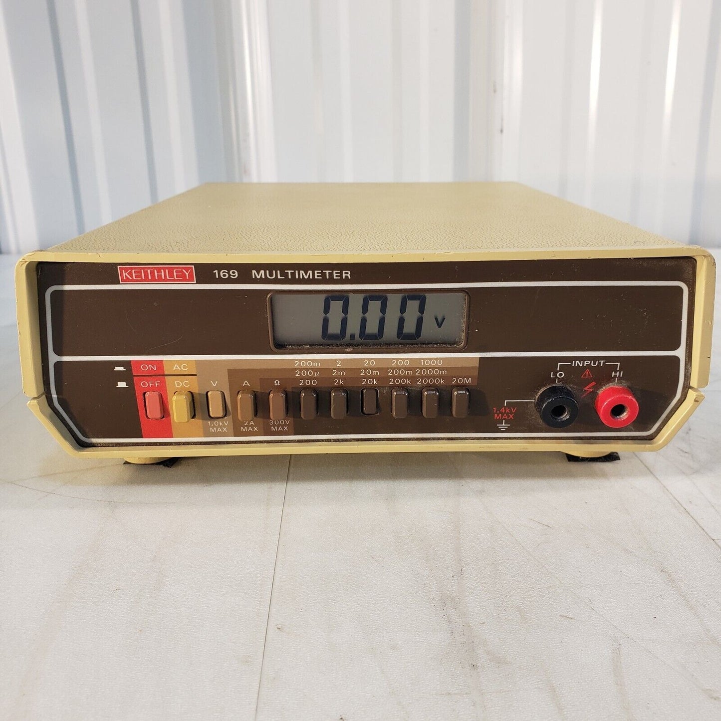 FOR PARTS Keithey 169 Multimeter Vintage Battery Powered