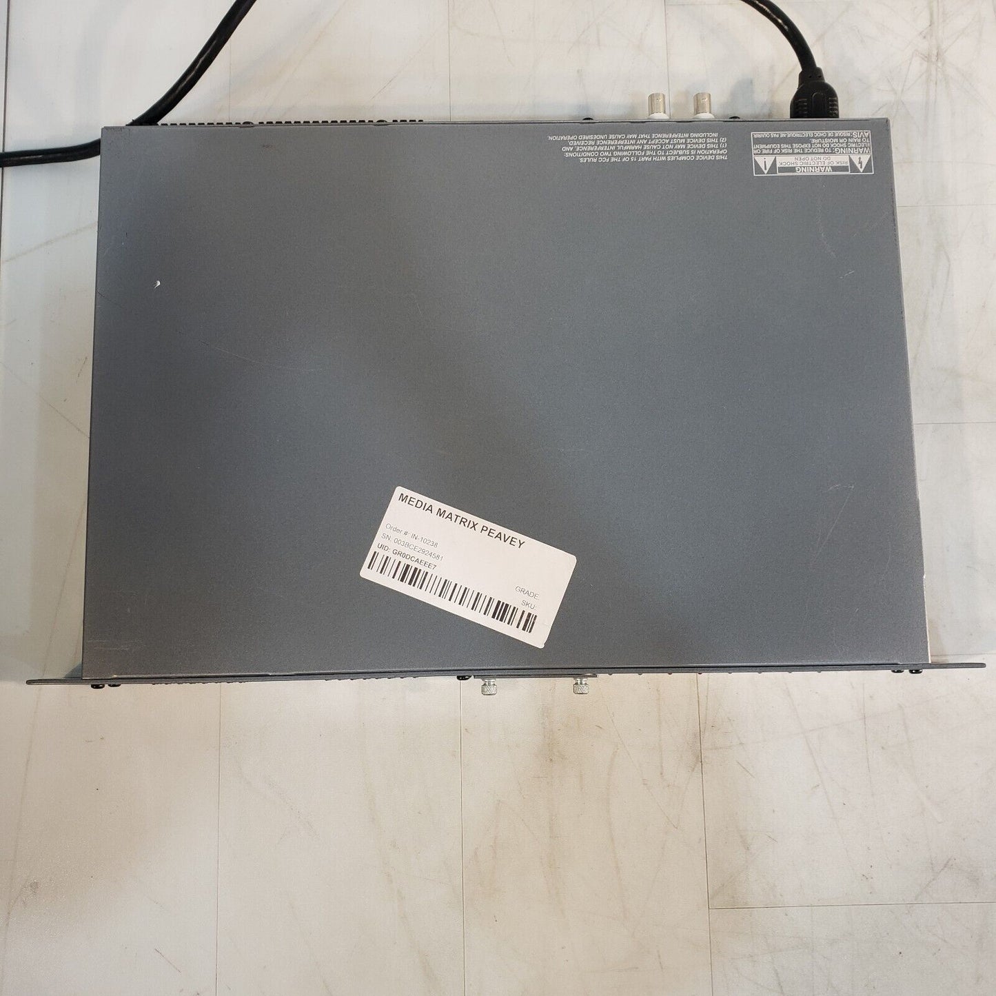 Peavey CAB 16o Audio Output Bridge Media Matrix CobraNet 003BCE2924581