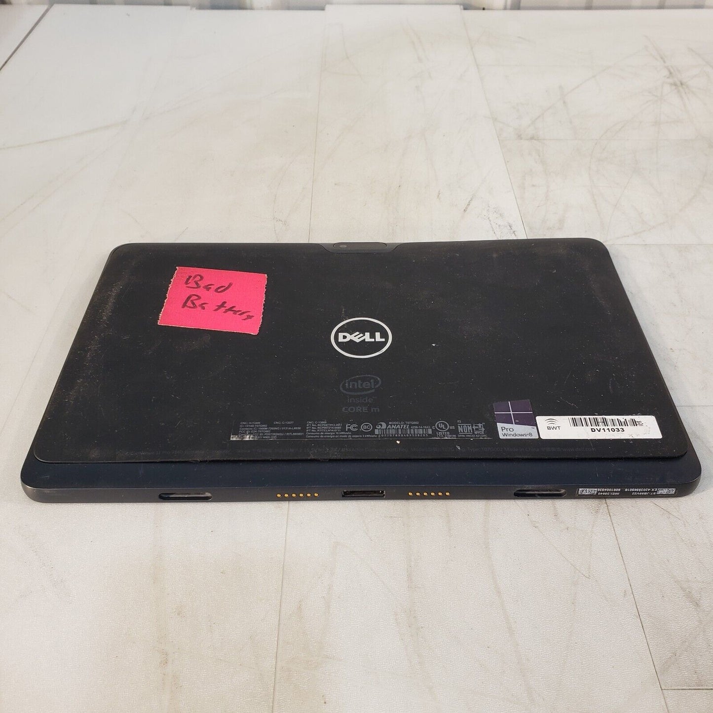 FOR PARTS NOT WORKING Dell Venue 11 Pro T07G002 7000 Series