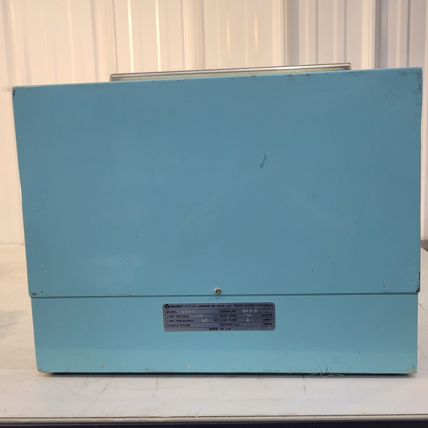 Seward Stomacher 3500 Large Lab Blender Max Load 170W 110VAC