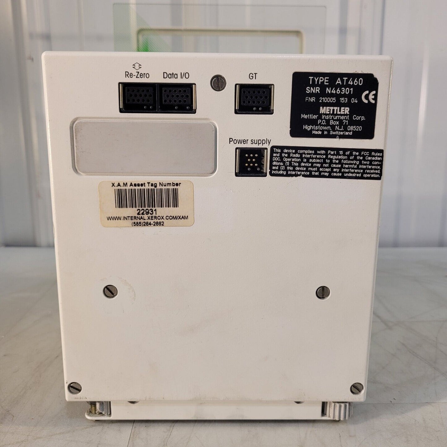 FOR PARTS Mettler Toledo AT460 DeltaRange Digital Balance Scale