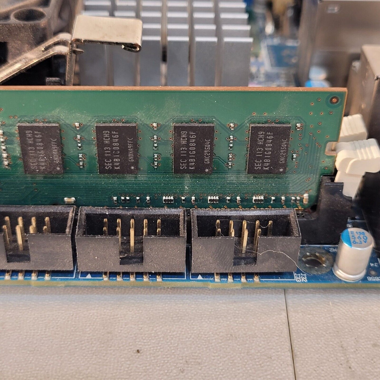 Kontron 30101513 Industrial Control Motherboard CPU Computer w/ RAM, Fans