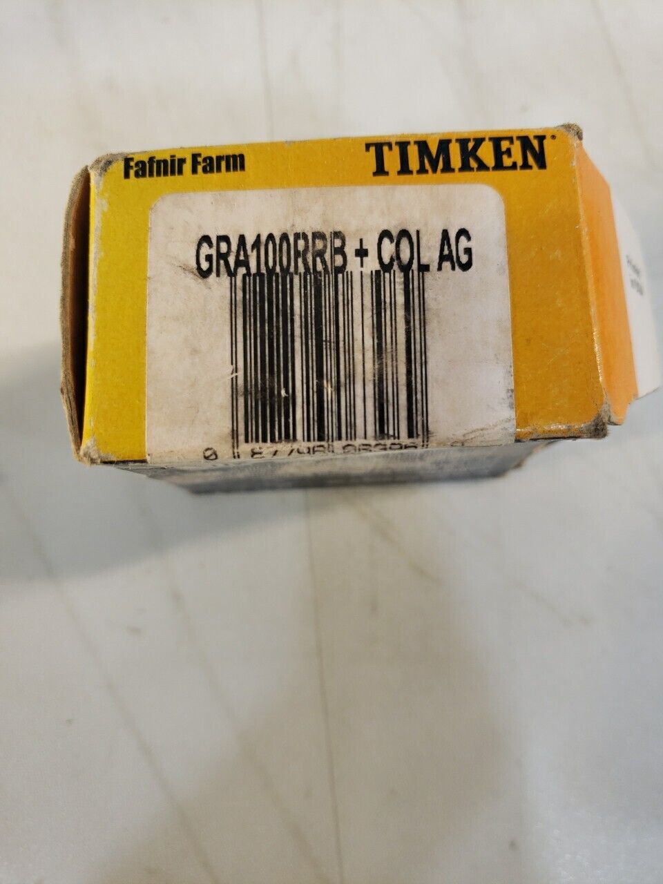 Timken GRA100RRB Eccentric Locking Collar Bearing, 1" Bore New Old Stock 20018