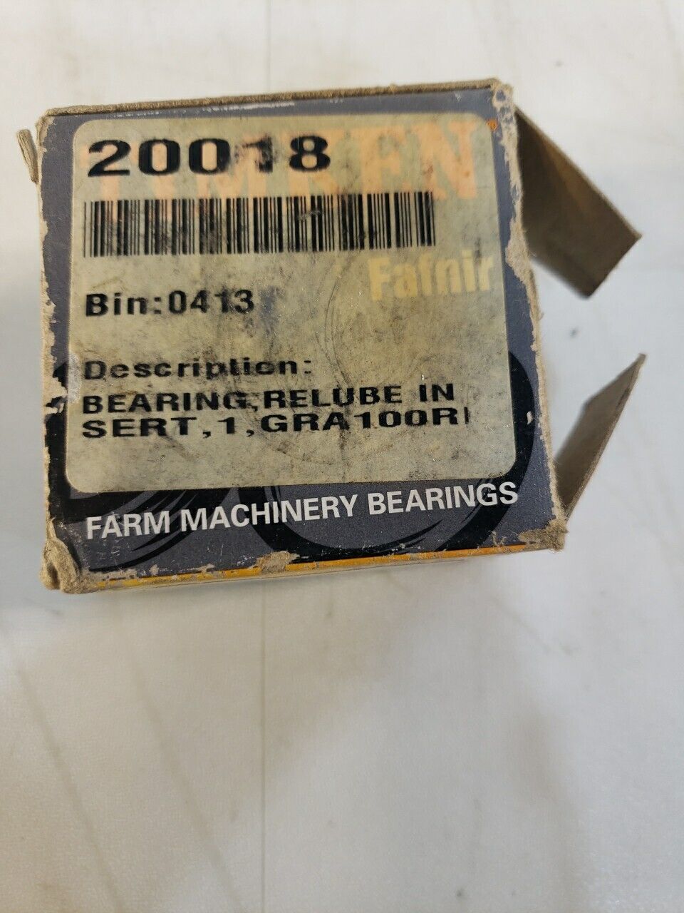 Timken GRA100RRB Eccentric Locking Collar Bearing, 1" Bore New Old Stock 20018