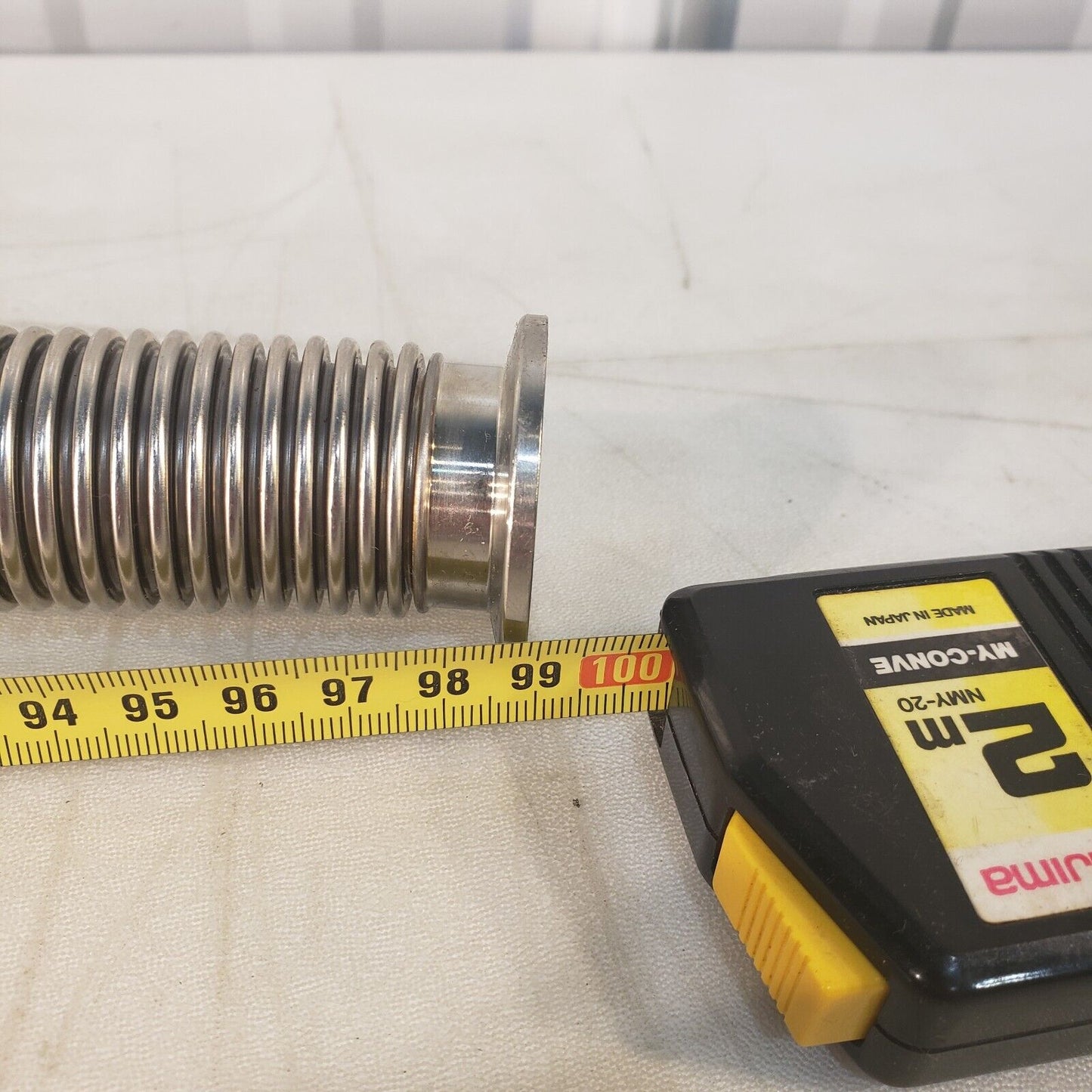 KF25 NW25 Bellows Hose 1000mm 1M Length High Vacuum Stainless Steel QF25