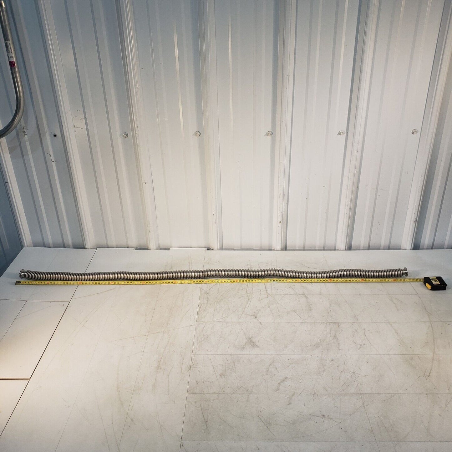 KF16 NW16 Bellows Hose 1250mm 1.25M Length High Vacuum Stainless Steel