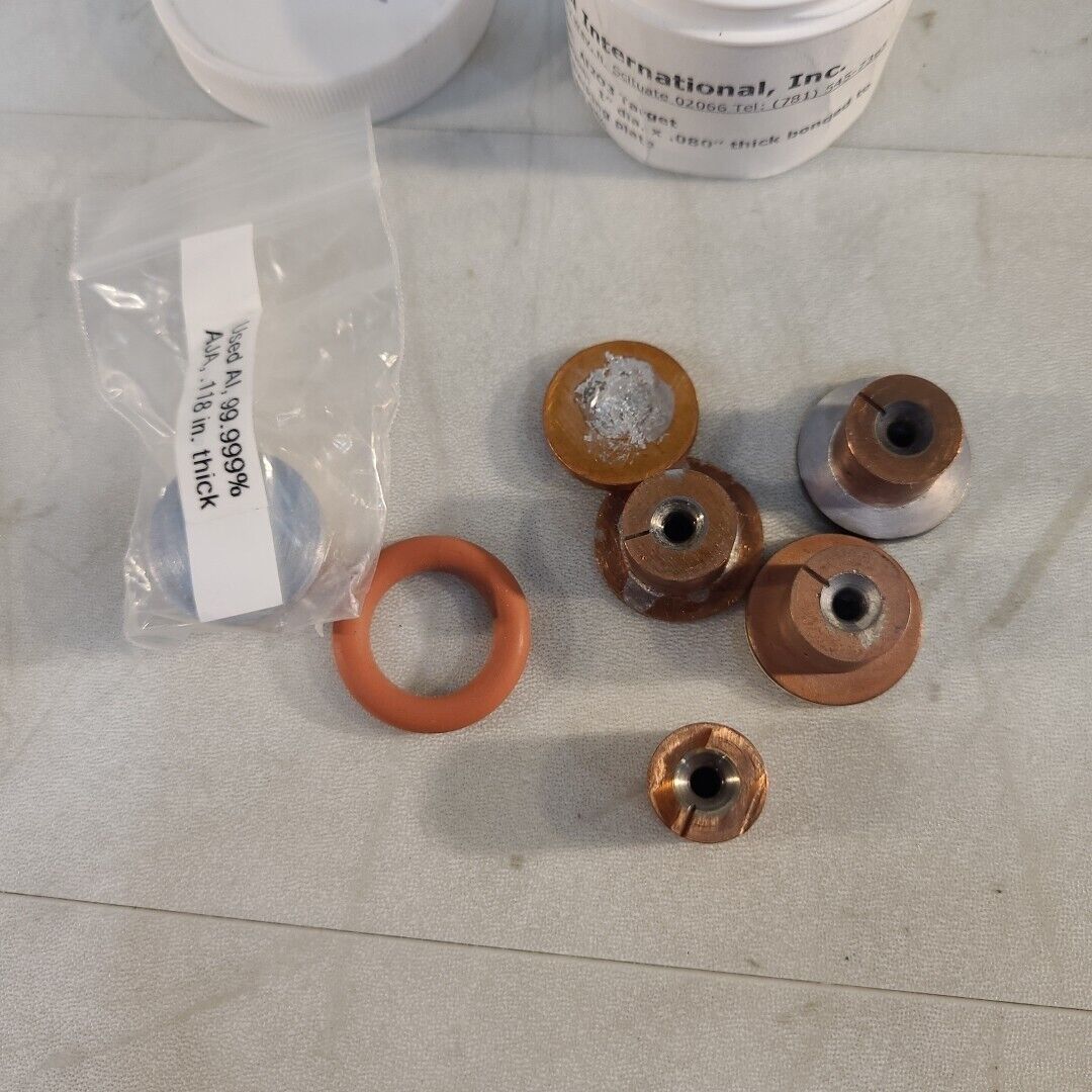 AJA 1" Keeper Al2O3 Al Target 0.08" 0.118" Thick Bonded To Keeper Backing Plate