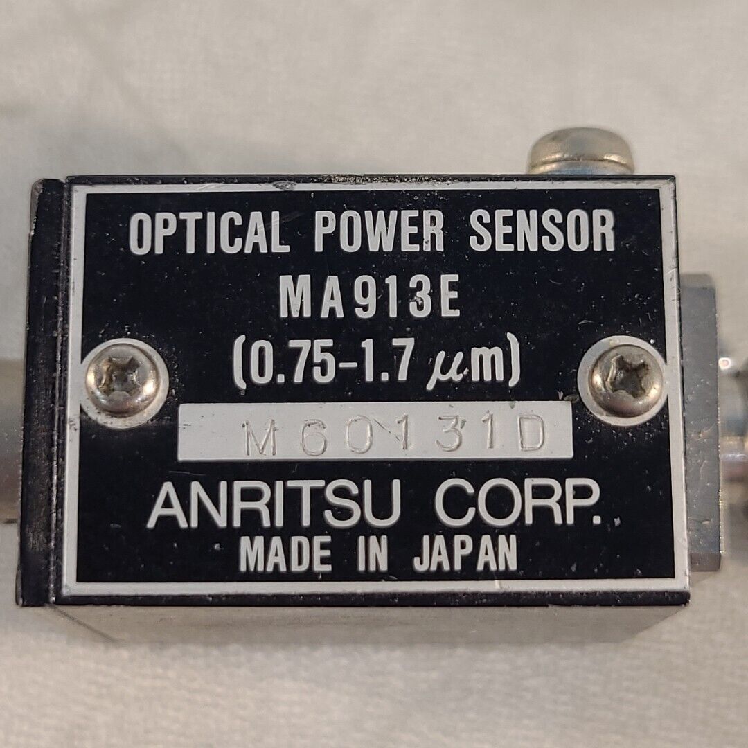 Anritsu MA913E Optical Power Sensor 0.75-1.7um 750-1700nm FC-R NEC
