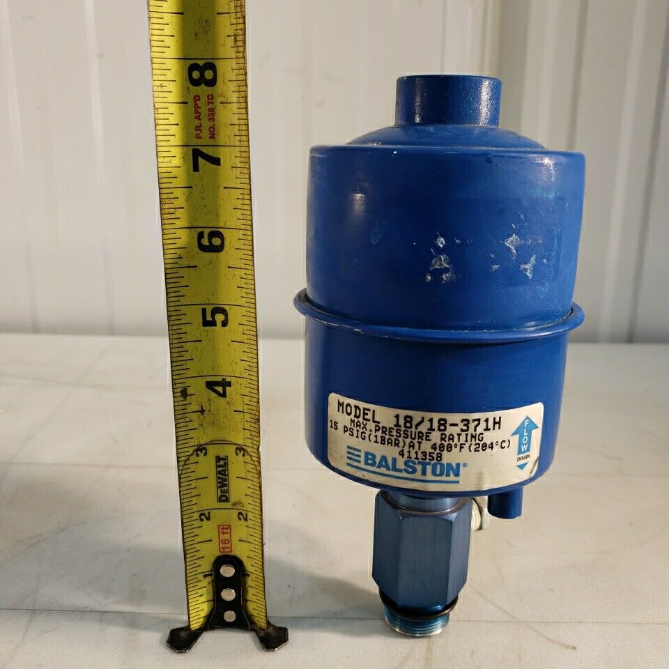 Balston 18/18-371H Oil Mist Filter Vacuum Pump Oil Catcher 15PSI Max